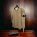 STONE PULLOVER BEIGE SCHULTERBESATZ