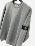 STONE SWEATSHIRT GRAU RUNDHALSAUSSCHNITT