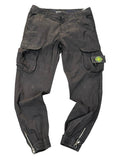 STONE ISLAND HOSE MIT SEITLICHEN TASCHEN SCHWARZ