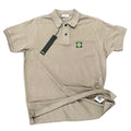 STONE ISLAND PIQUÉ-POLOSHIRT AUS 100% BAUMWOLLE FARBE ZINK