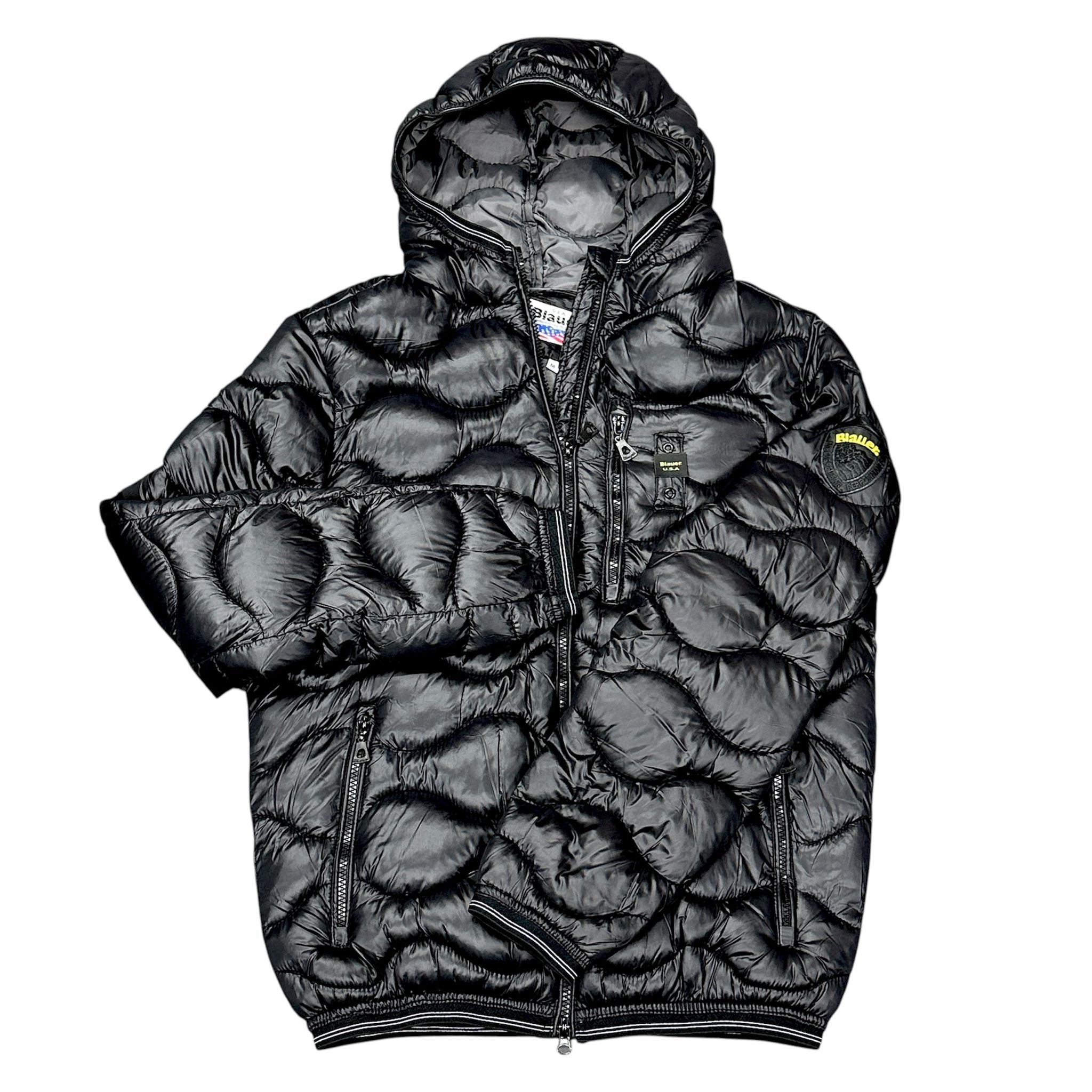 PIUMINO BLAUER COLORE NERO