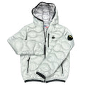 DAUNENJACKE BLAUER FARBE WEISS
