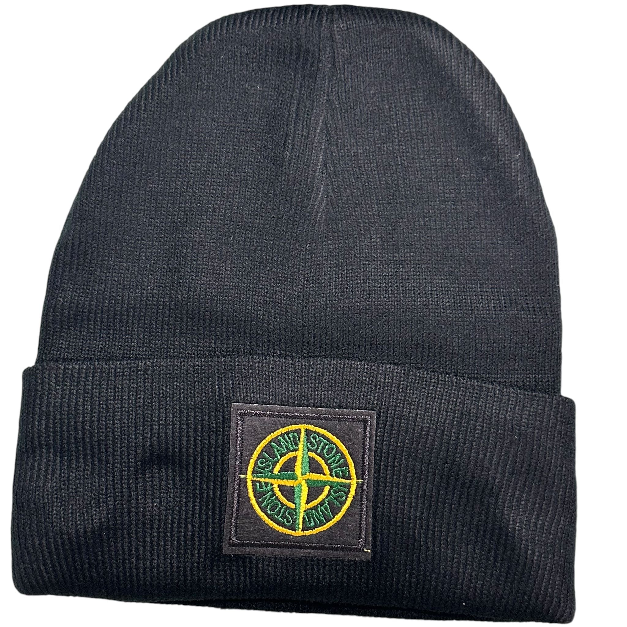 CAPPELLO LANA STONE ISLAND STEMMA GIALLO