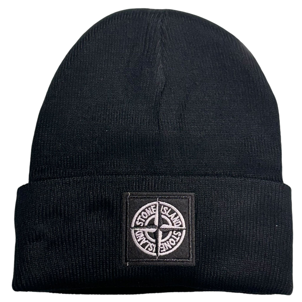 CAPPELLO LANA STONE ISLAND STEMMA BIANCO