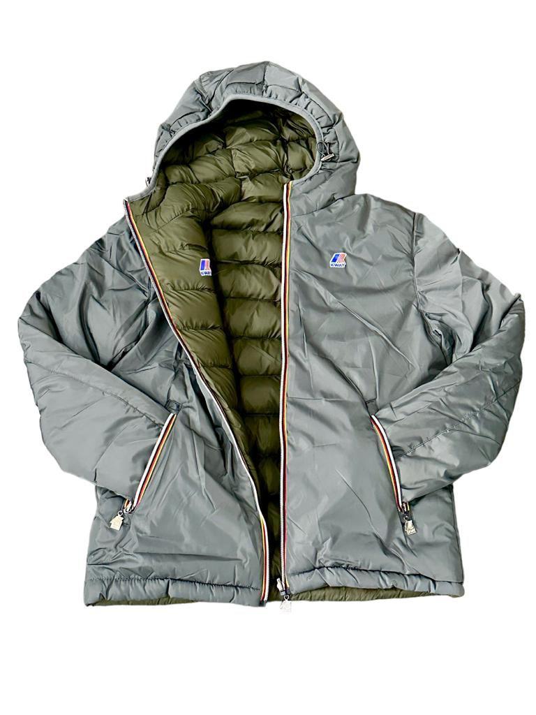 KWAY UOMO DOUBLE FACE GRIGIO