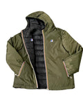 KWAY UOMO DOUBLE FACE VERDE