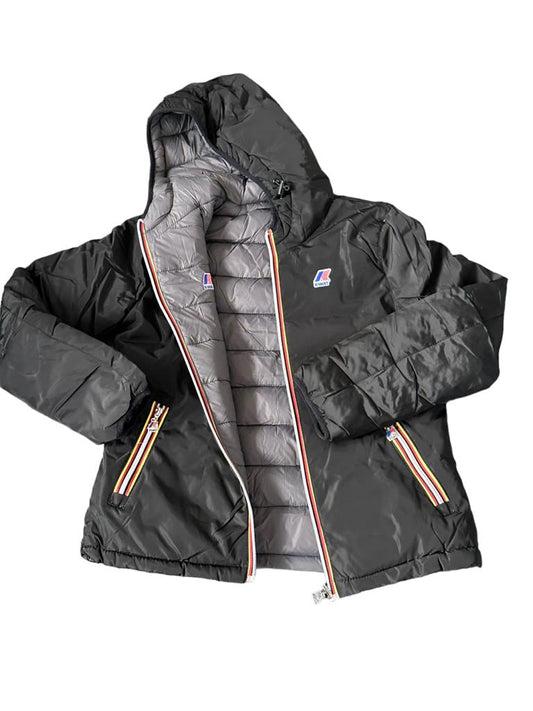 KWAY DONNA CORTO DOUBLE FACE NERO