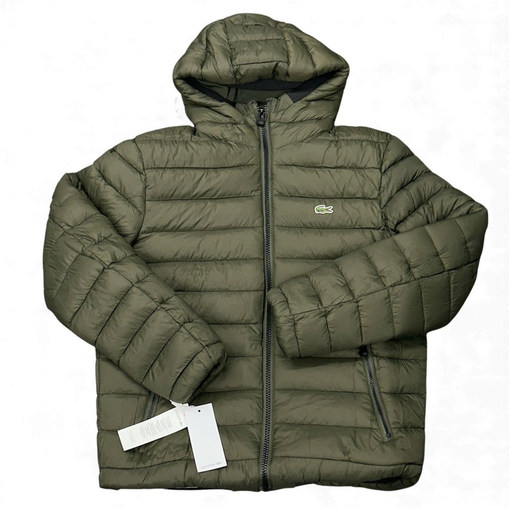 LACOSTE WENDE-DAUNENJACKE GRÜN