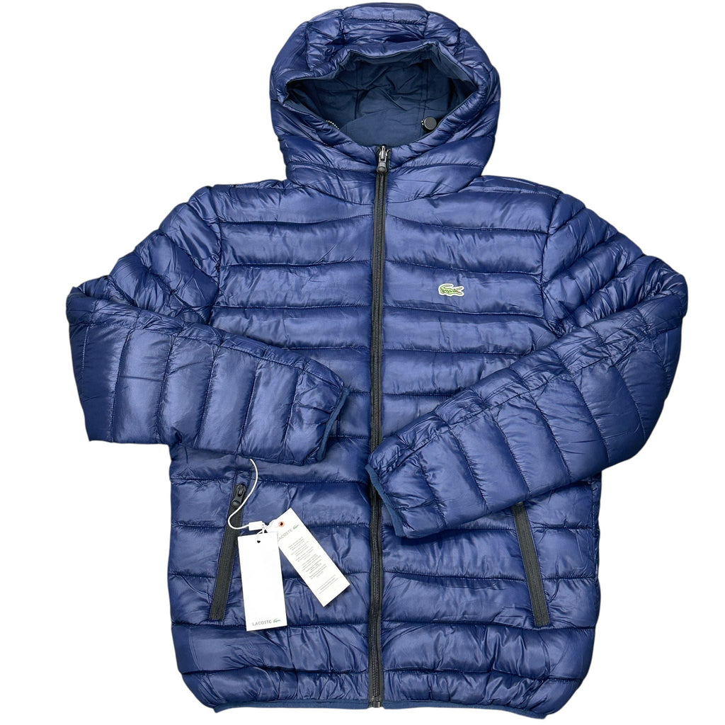 LACOSTE WENDE-DAUNENJACKE BLAU