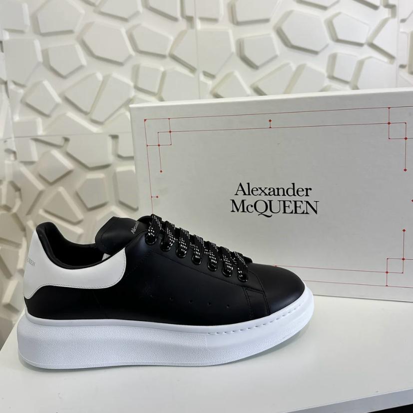 SCARPA MCQUEEN NERA TALLONCINO BIANCO