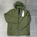 GIACCA PARKA STONE ISLAND VERDE CON CAPPUCCIO