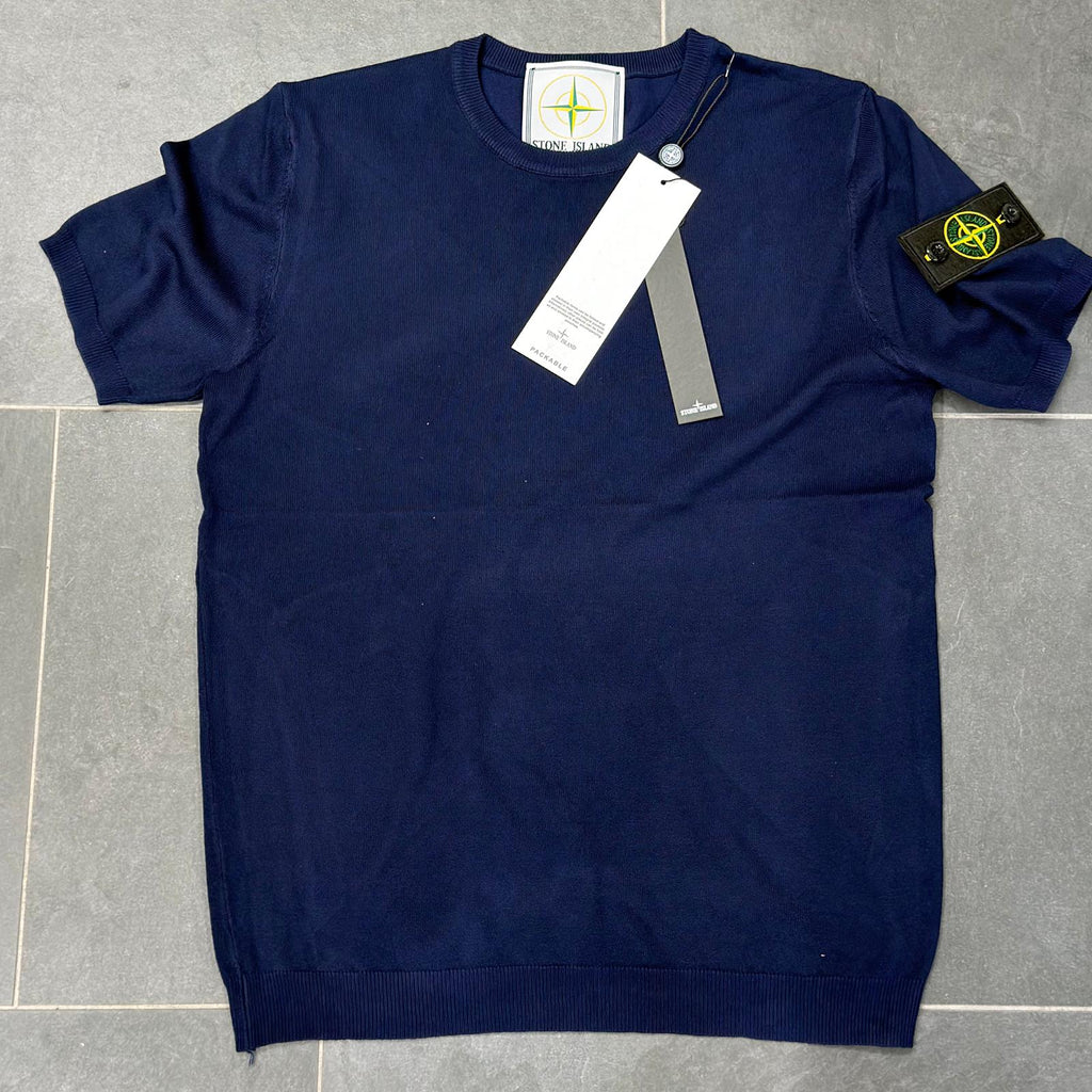 STONE ISLAND FADENPULLOVER BLAU