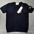 STONE ISLAND STRICKPULLOVER AUS GARN IN SCHWARZ