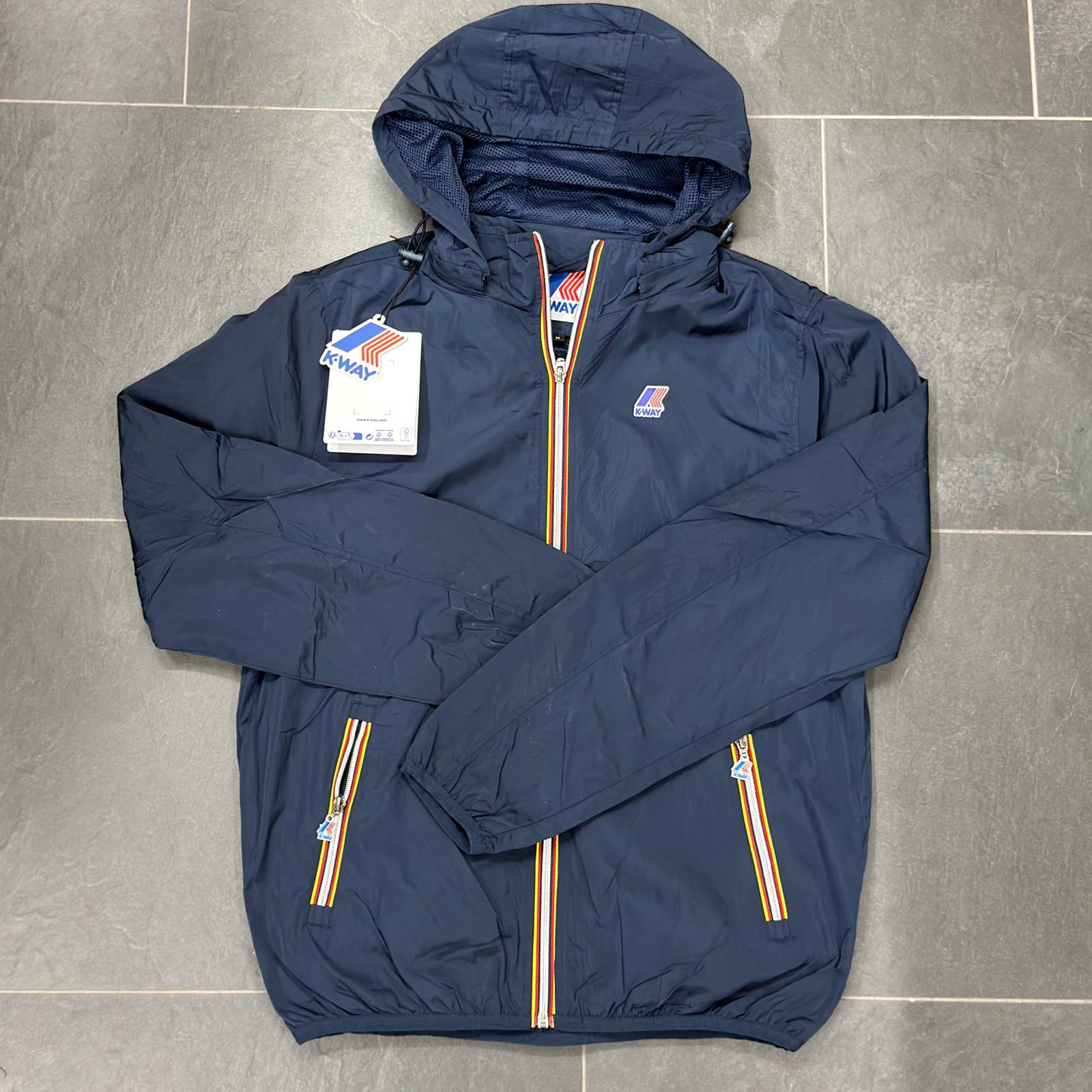 KWAY GIUBBINO PRIMAVERILE COLORE BLU
