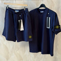 KOMPLETTSET BAUMWOLLE 2 TEILE HOSE + SHIRT STONE BLAU