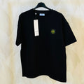 T-SHIRT HALBÄRMELIG BAUMWOLLE STONE ISLAND FARBE SCHWARZ
