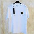 T-SHIRT HALBARM BAUMWOLLE STONE ISLAND FARBE WEISS