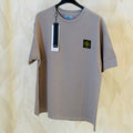 T-SHIRT HALBÄRMELIG BAUMWOLLE STONE ISLAND FARBE GRAU