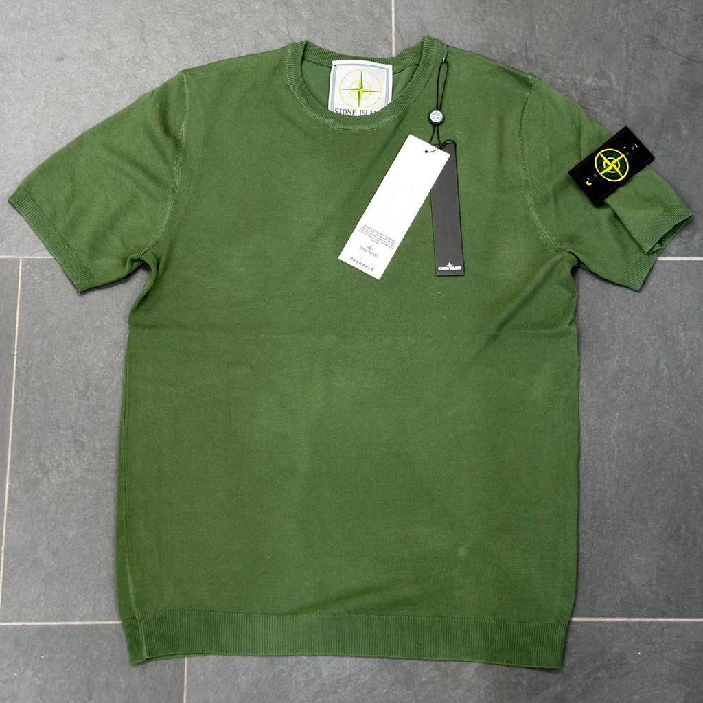 STRICKPULLOVER STONE ISLAND GRÜN